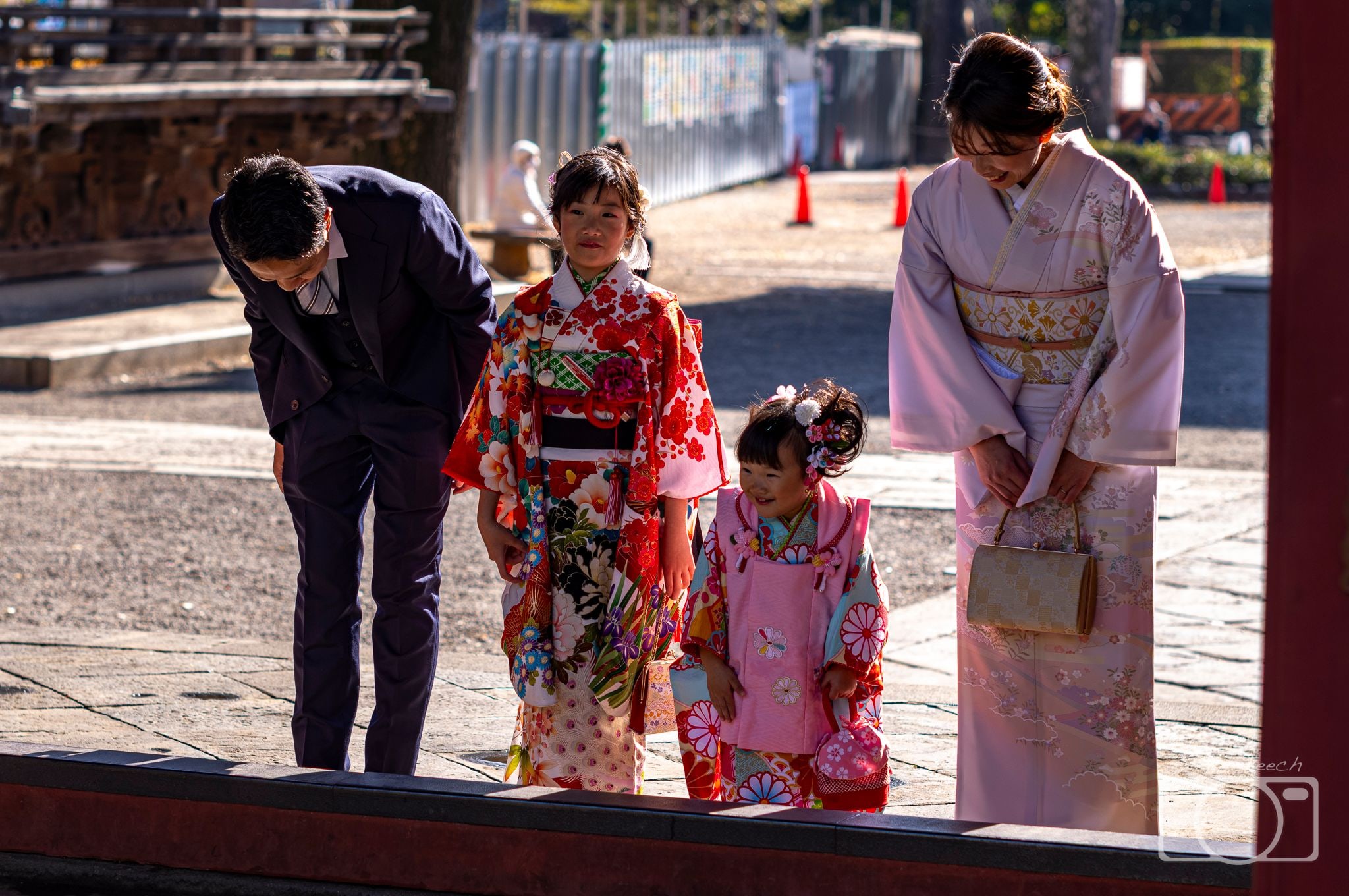 Family temple visit