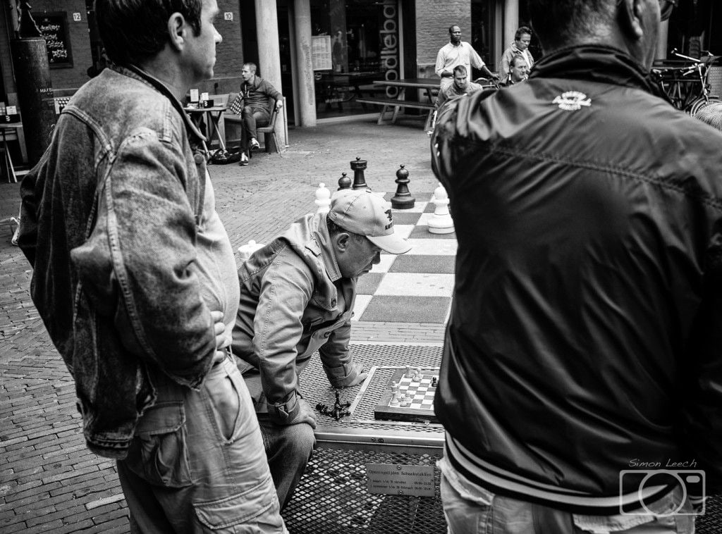 Chess on the Max Euweplein, Amsterdam
