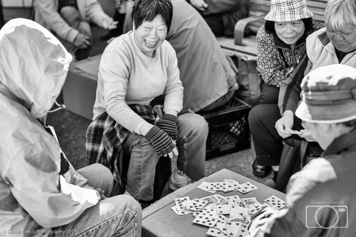 Card game in Chinatown, San Francisco