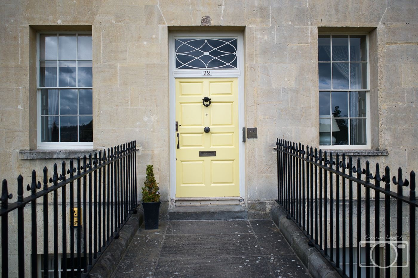 Doorway at the Royal Crescent, Bath