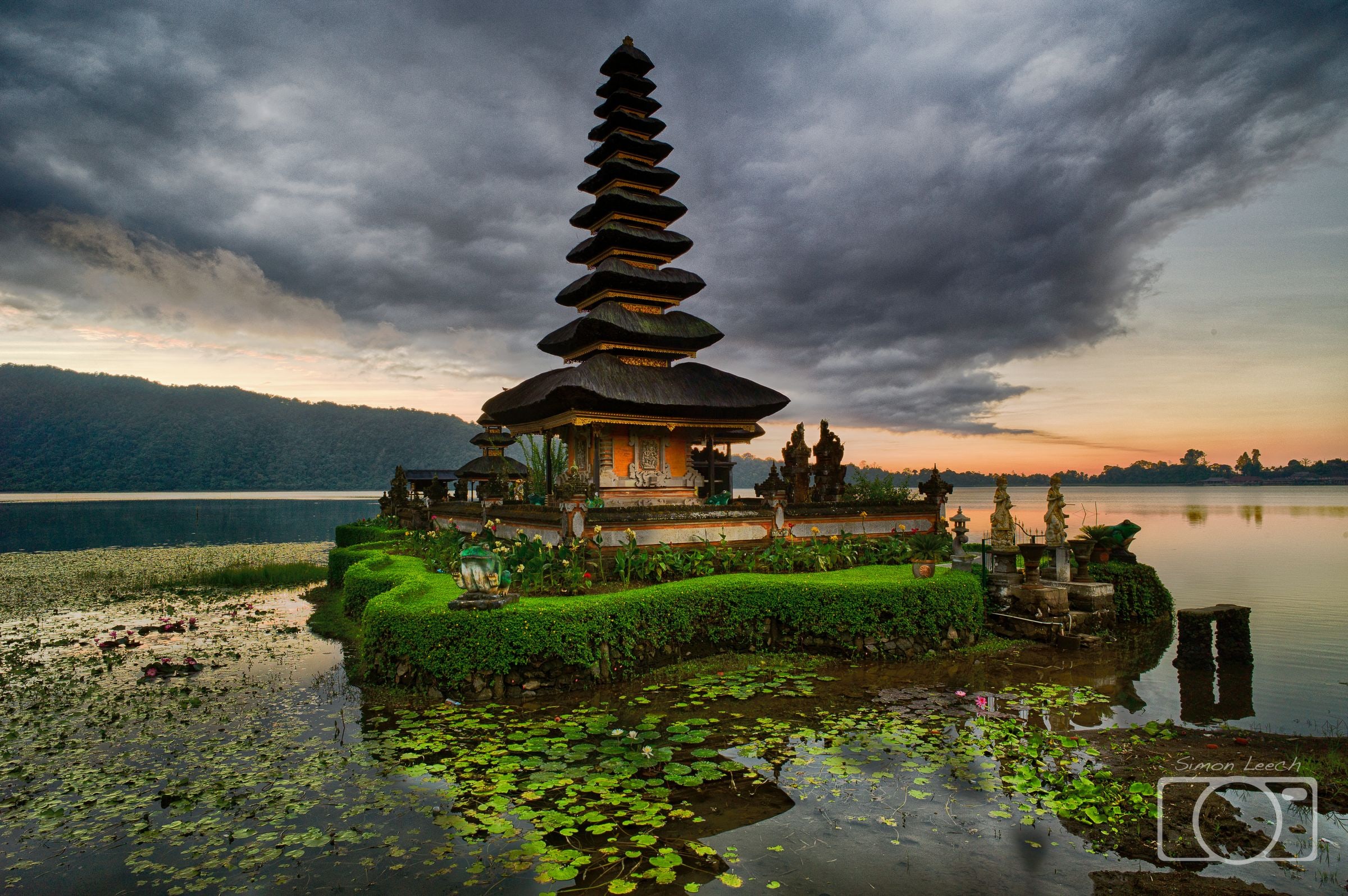 Ulun Datu temple at sunrise